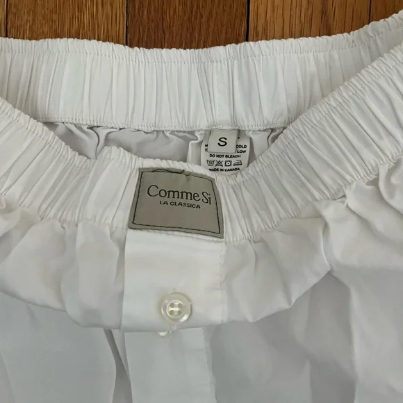 Comme Si - La Boxer Classica in White - Picture 3 of 3